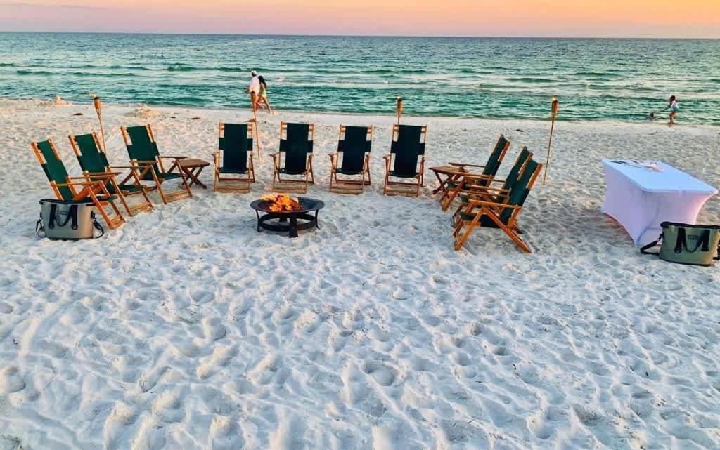 The Birdhouse In Luxury Watercolor Brand New 6 Seat Golf Cart Villa Santa Rosa Beach Luaran gambar