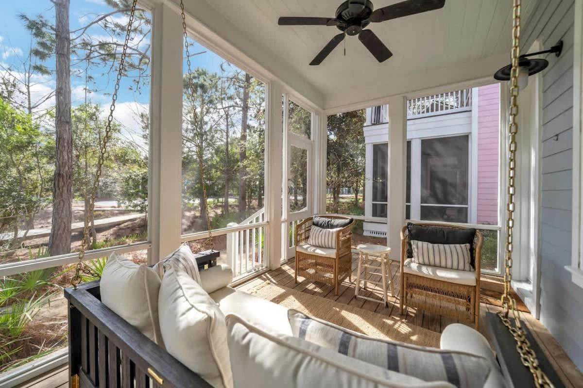 The Birdhouse In Luxury Watercolor Brand New 6 Seat Golf Cart Villa Santa Rosa Beach Luaran gambar
