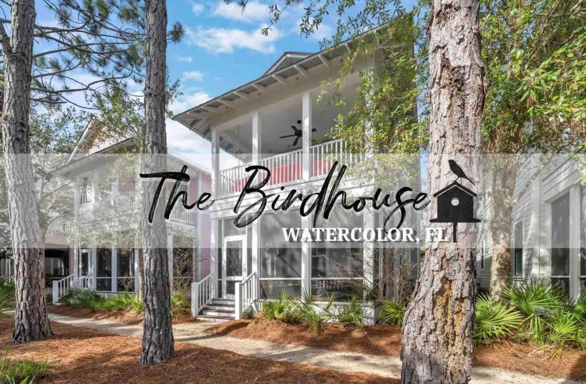 The Birdhouse In Luxury Watercolor Brand New 6 Seat Golf Cart Villa Santa Rosa Beach Luaran gambar